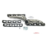 JBA Cat4Ward 1-3/4 inch primary raw 409 stainless steel shorty headers for 2005-2008 5.7L HEMI Chrysler and Dodge engines