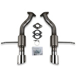 JBA 409 stainless steel dual rear exit axle-back exhaust with polished chrome tips for Dodge Durango.