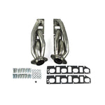 JBA Cat4Ward raw 409 stainless steel shorty headers with 1-5/8 inch primary tubes and Firecone collectors