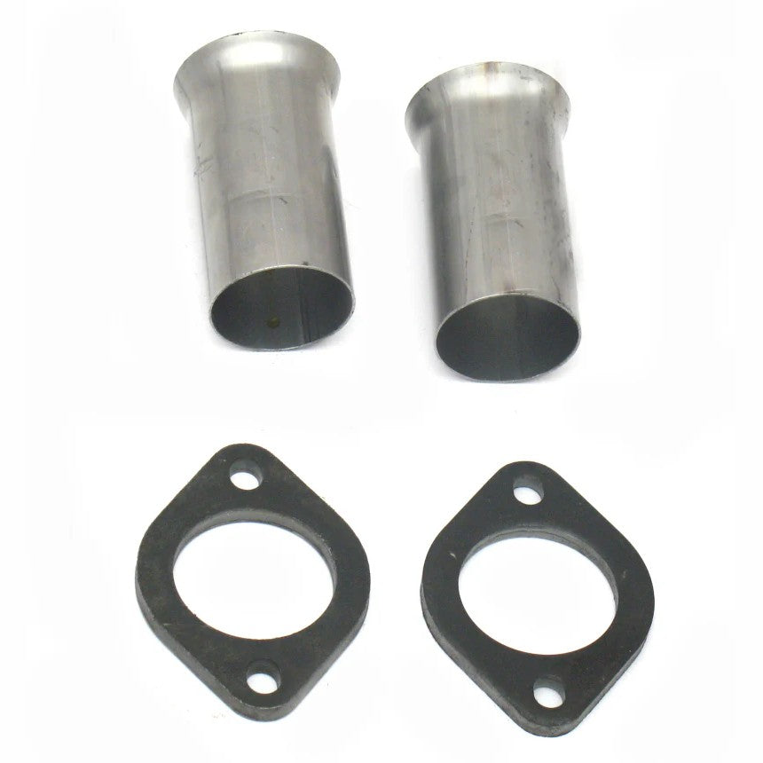 JBA 1650ST 2.5-inch mandrel-bent stainless steel starter tubes for performance exhaust systems.