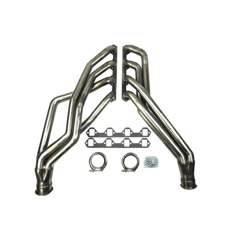 JBA Raw 409 Stainless Steel 1-3/4 inch primary long tube headers for 1964-1973 Ford Mustang 351W