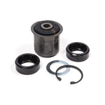 JKS7001 J-Flex front lower control arm rebuild kit featuring solid mount and flex joint bushings with hardware.