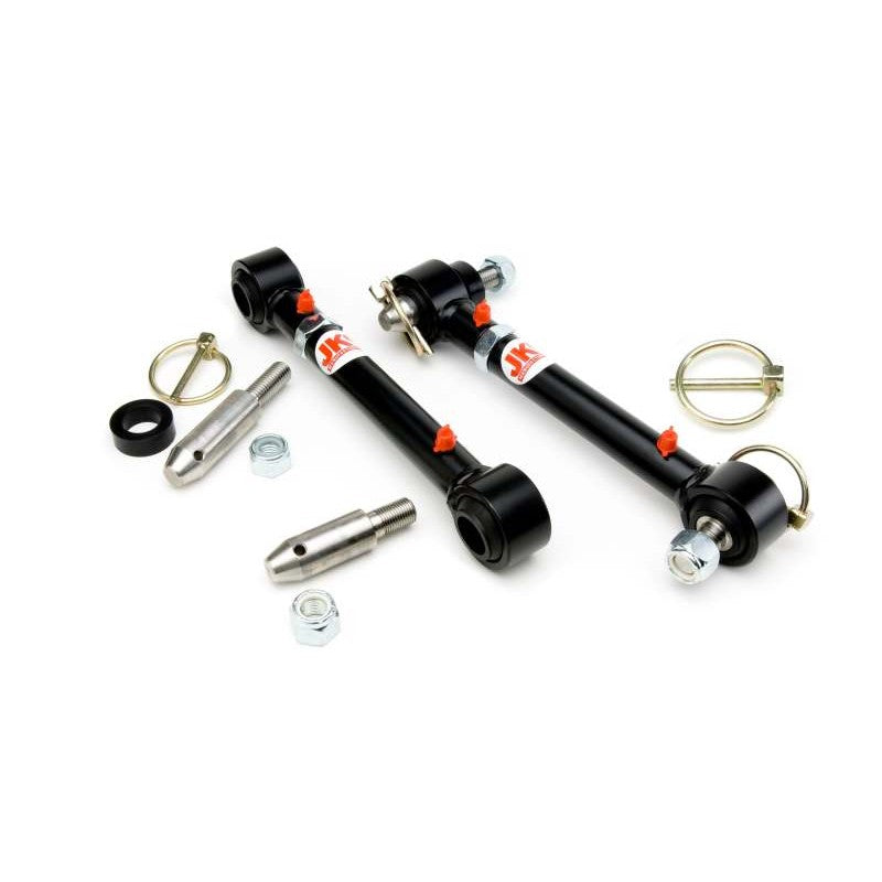 JKS Manufacturing JKS2030 Quicker Disconnect front sway bar links for 2007-2018 Jeep Wrangler JK with 0-2 inch lift.