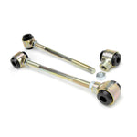 Pair of JKS Manufacturing zinc-plated rear adjustable sway bar end links with bushings for 1997-2006 Jeep Wrangler TJ LJ