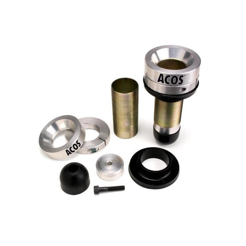 JKS ACOS front adjustable coil spring spacers in billet aluminum with Dura-Thane isolators for Jeep vehicles