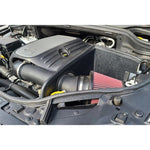 JLT 11-20 Dodge Durango/Jeep Grand Cherokee 5.7L Black Textured Cold Air Intake Kit w/Red Filter