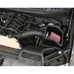 JLT 15-19 Ford F-150 5.0L Black Textured Cold Air Intake Kit w/Red Filter