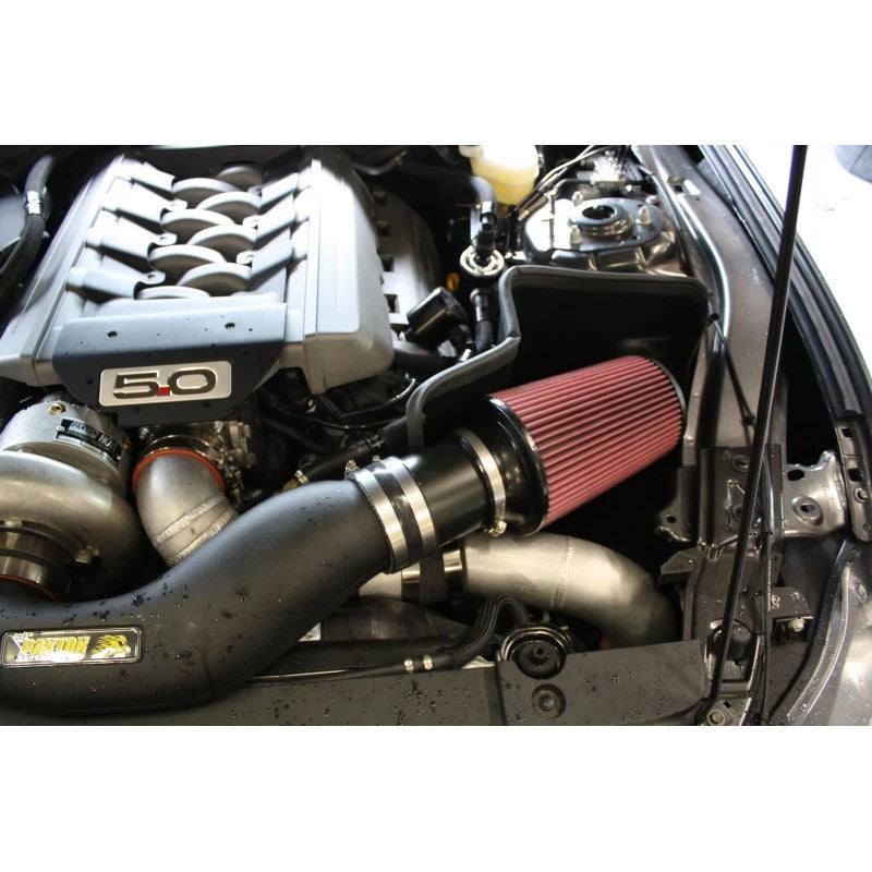 JLT 15-19 Ford Mustang GT (w/Paxton/Vortech Supercharger) Air Box w/Red Filter - Tune Req
