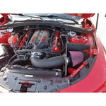 JLT 16-19 Chevrolet Camaro LT1 6.2L Black Textured Cold Air Intake Kit w/Red Filter - Tune Req