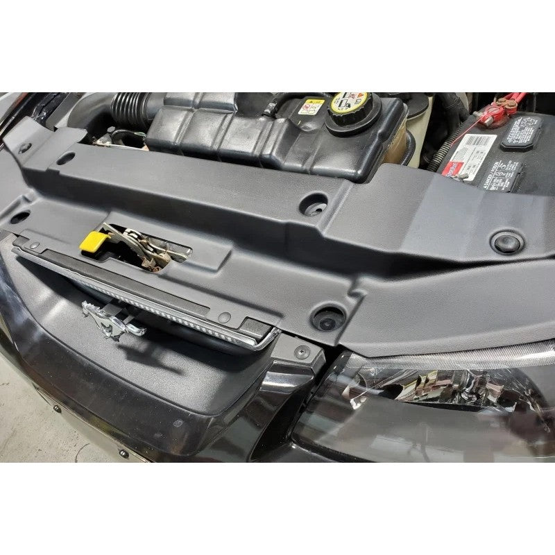 JLT 99-04 Ford Mustang Black Textured Radiator Support Cover