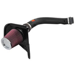 K&N 57-9016-1 Performance Air Intake with black HDPE tube and conical oiled filter for 2000-2004 Toyota Tacoma.