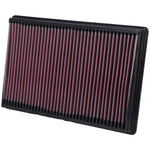 K&N 33-2247 washable high-flow oiled cotton drop-in air filter for Dodge and Ram trucks.