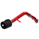 K&N 69-1207TR Typhoon air intake system with red mandrel-bent aluminum tube and high-flow air filter for Honda Accord.