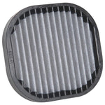 K&N VF1018 washable cabin air filter with pleated synthetic media and black frame for Honda S2000.