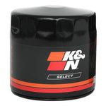 K&N Select SO-2004 white spin-on oil filter with fluted canister design