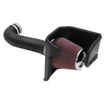 K&N Gen II Performance Air Intake with black HDPE tube and red conical filter for 2005-2019 Chrysler and Dodge.