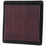 K&N 33-2298 high-flow oiled cotton drop-in air filter for 2005-2010 Ford Mustang.