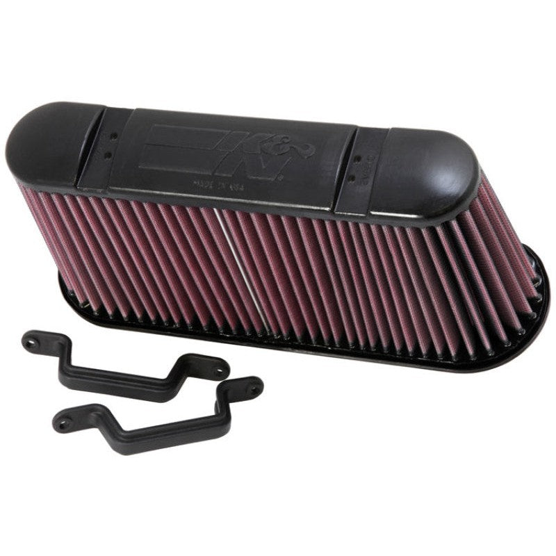 K&N E-0782 high-flow oiled cotton drop-in replacement air filter for 2006-2013 Chevrolet Corvette