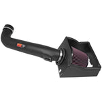 K&N Performance Intake Kit with black HDPE intake tube, conical air filter, and heat shield for 5.4L Ford and Lincoln.