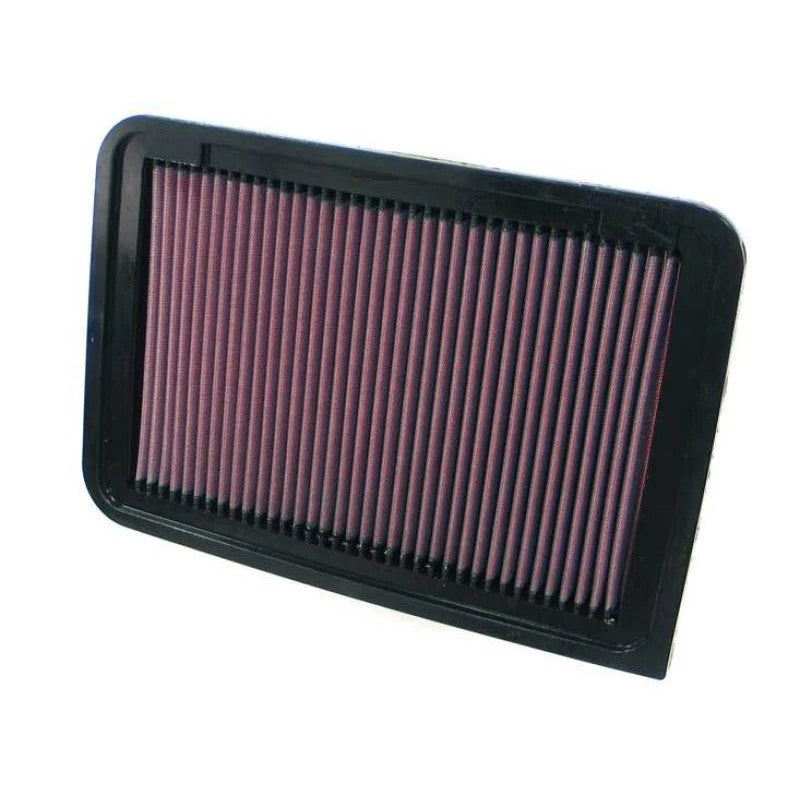 K&N 33-2370 washable high-flow oiled cotton drop-in air filter for 2007-2017 Toyota Camry and 2009-2015 Venza.
