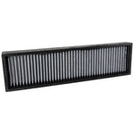 K&N VF5000 washable cabin air filter featuring pleated high-flow synthetic media.