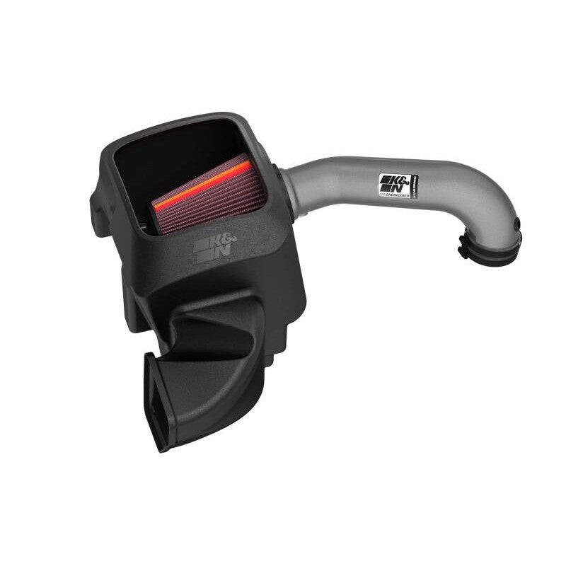 K&N NextGen cold air intake with 6063 aluminum tube and red oiled cotton filter for 5.7L Ram trucks.