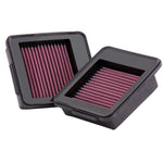 K&N 33-2413 high-flow oiled cotton drop-in replacement air filter for 2009-2024 Nissan GT-R.