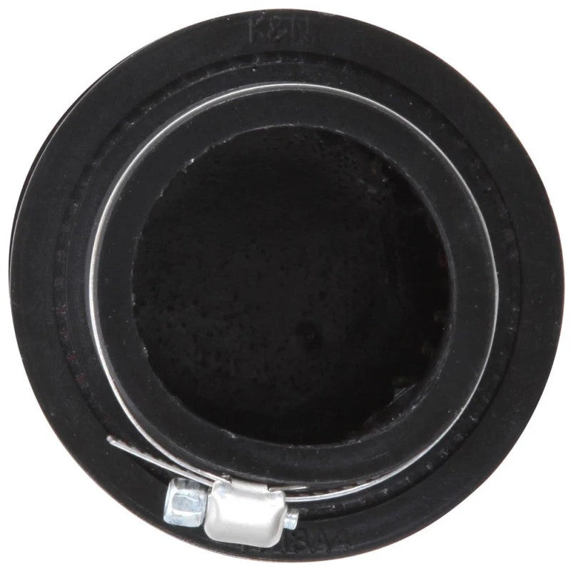 K&N 62-1470 crankcase vent filter with 1.75 inch rubber flange, 3 inch diameter, and embossed rubber top.