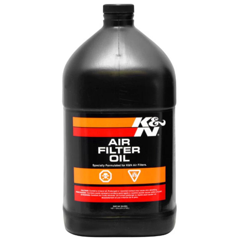 K&N 99-0551 one gallon white plastic bottle of red air filter oil