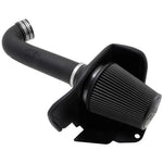 K&N DRYFLOW Performance Air Intake System with black intake tube and oil-free synthetic air filter for 5.7L V8 engines.