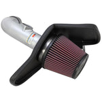 K&N 69 Series Typhoon air intake 69-4522TS with silver aluminum tube and red conical air filter for Chevrolet Cruze