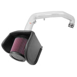 K&N 69 Series Typhoon performance air intake 69-4529TS with mandrel-bent aluminum tube and red conical air filter