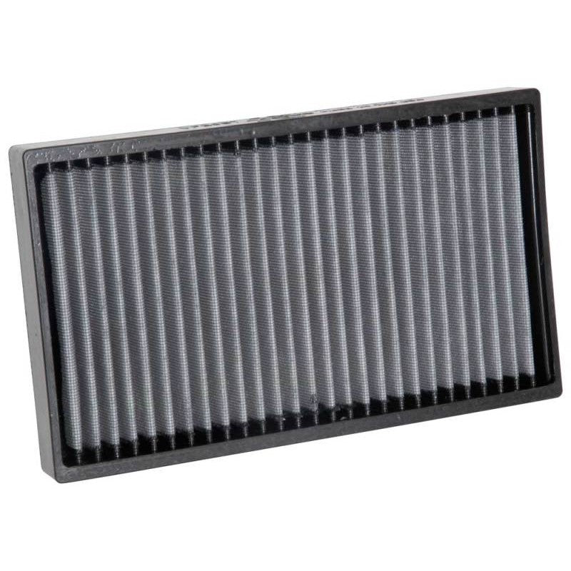 K&N VF2067 washable cabin air filter with pleated synthetic media for 2014-2024 Maserati models.