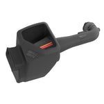 K&N NextGen cold air intake system featuring a black HDPE tube, custom air box, and grey oil-free DryFlow air filter.