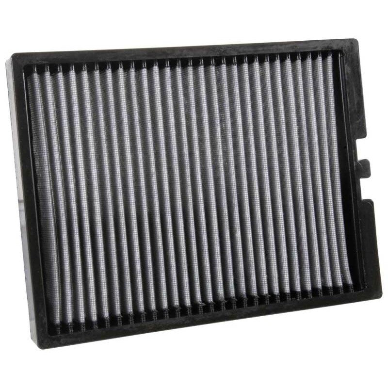 K&N VF2053 washable synthetic cabin air filter with pleated high-flow media for Ford Mustang