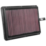 K&N 33-5057 washable cotton gauze drop-in air filter for Hyundai Sonata and Kia Optima.