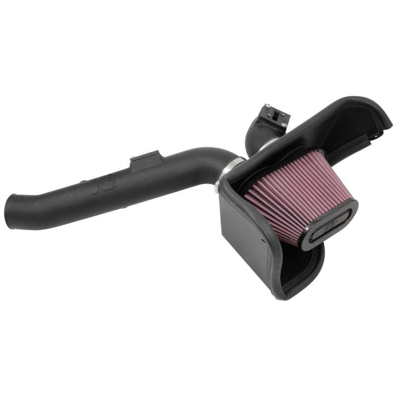 K&N 57-3093 performance intake system with rotationally-molded HDPE tube and oiled cotton filter for Cadillac ATS-V.