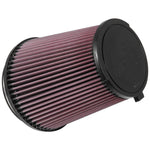 K&N E-0649 red oiled cotton high-flow replacement air filter for Ford V8-5.2L engines.