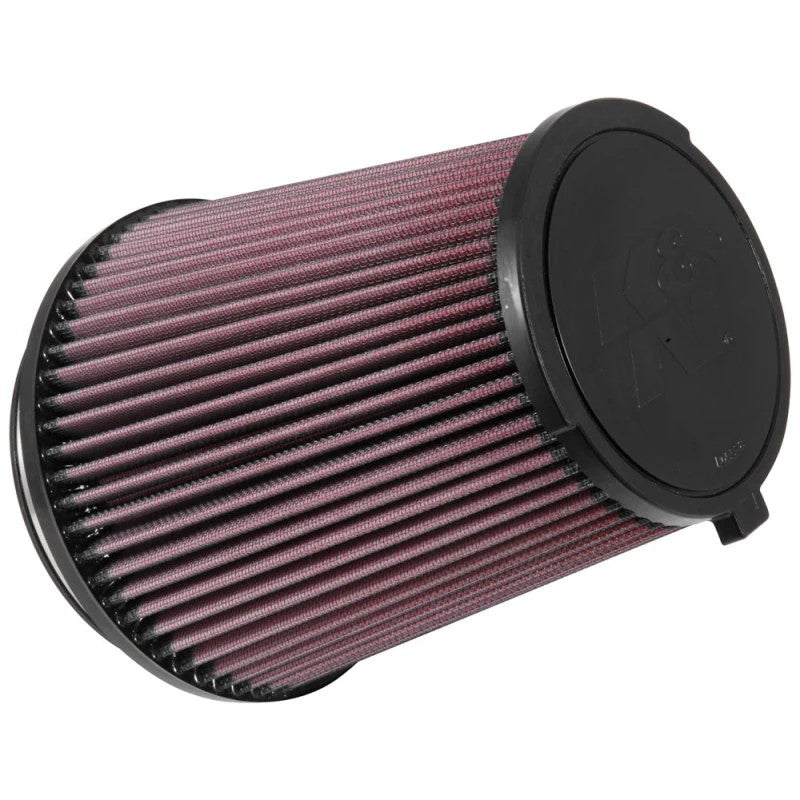 K&N E-0649 red oiled cotton high-flow replacement air filter for Ford V8-5.2L engines.