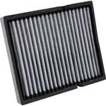 K&N VF2054 washable synthetic cabin air filter featuring high-flow pleated media for select Toyota and Lexus models.
