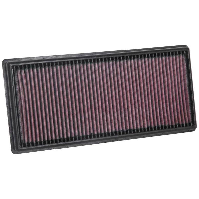 K&N 33-5093 high-flow oiled cotton replacement air filter for 2016-2026 Land Rover 3.0L engines.