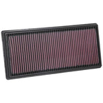 K&N 33-5093 high-flow oiled cotton replacement air filter for 2016-2026 Land Rover 3.0L engines.