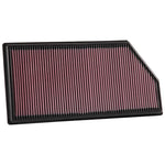 K&N 33-3068 High-Flow Replacement Air Filter with oiled cotton media for select Mercedes-Benz models.