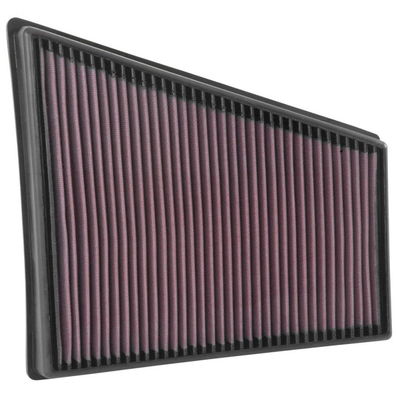 K&N 33-3078 High-Flow washable oiled cotton drop-in air filter for Porsche 718 Boxster and Cayman.