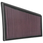 K&N 33-3078 High-Flow washable oiled cotton drop-in air filter for Porsche 718 Boxster and Cayman.