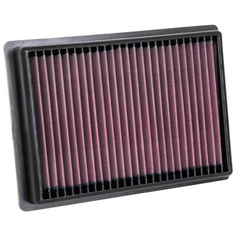 K&N 33-5079 high-flow oiled cotton drop-in replacement air filter for Lexus and Toyota V6-3.5L hybrids