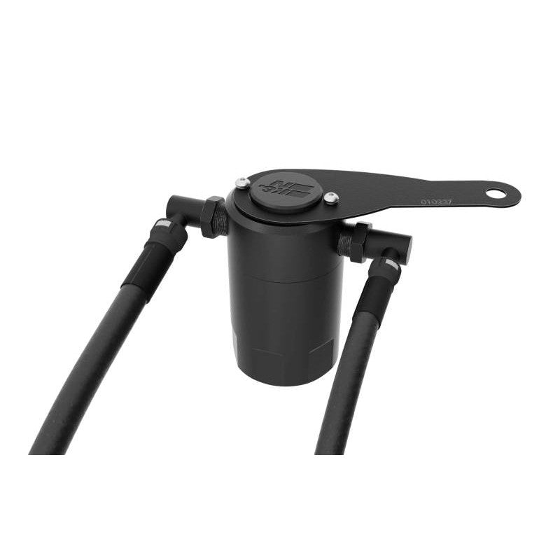 K&N air oil separator catch can with factory-style quick-connect hoses for 2016-2024 Chevrolet Camaro 6.2L
