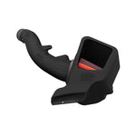 K&N NextGen cold air intake featuring a black HDPE intake tube, heat shield box, and conical red oiled cotton air filter.