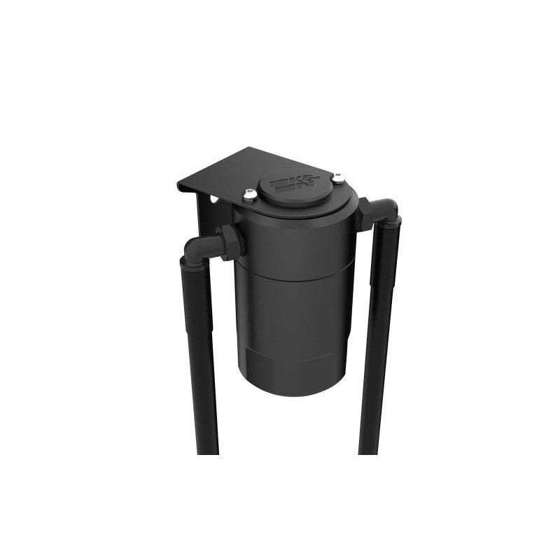 K&N 81-0813 air oil separator catch can with factory-style hoses for 2016-2023 Toyota Tacoma.
