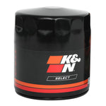 K&N Select SO-1010 white spin-on oil filter featuring a fluted canister design for easy removal.